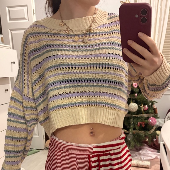 Altar'd State Sweaters - Altar'd State Colorful Knit Sweater